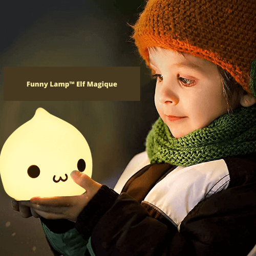 Lampe mini enfant 7 couleurs/ Funny Lamp™ Elf Magique