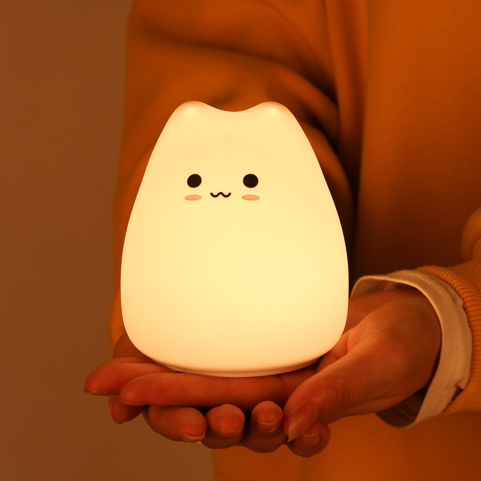 Lampe mini enfant 7 couleurs/ Funny Lamp™ Chat Mignon