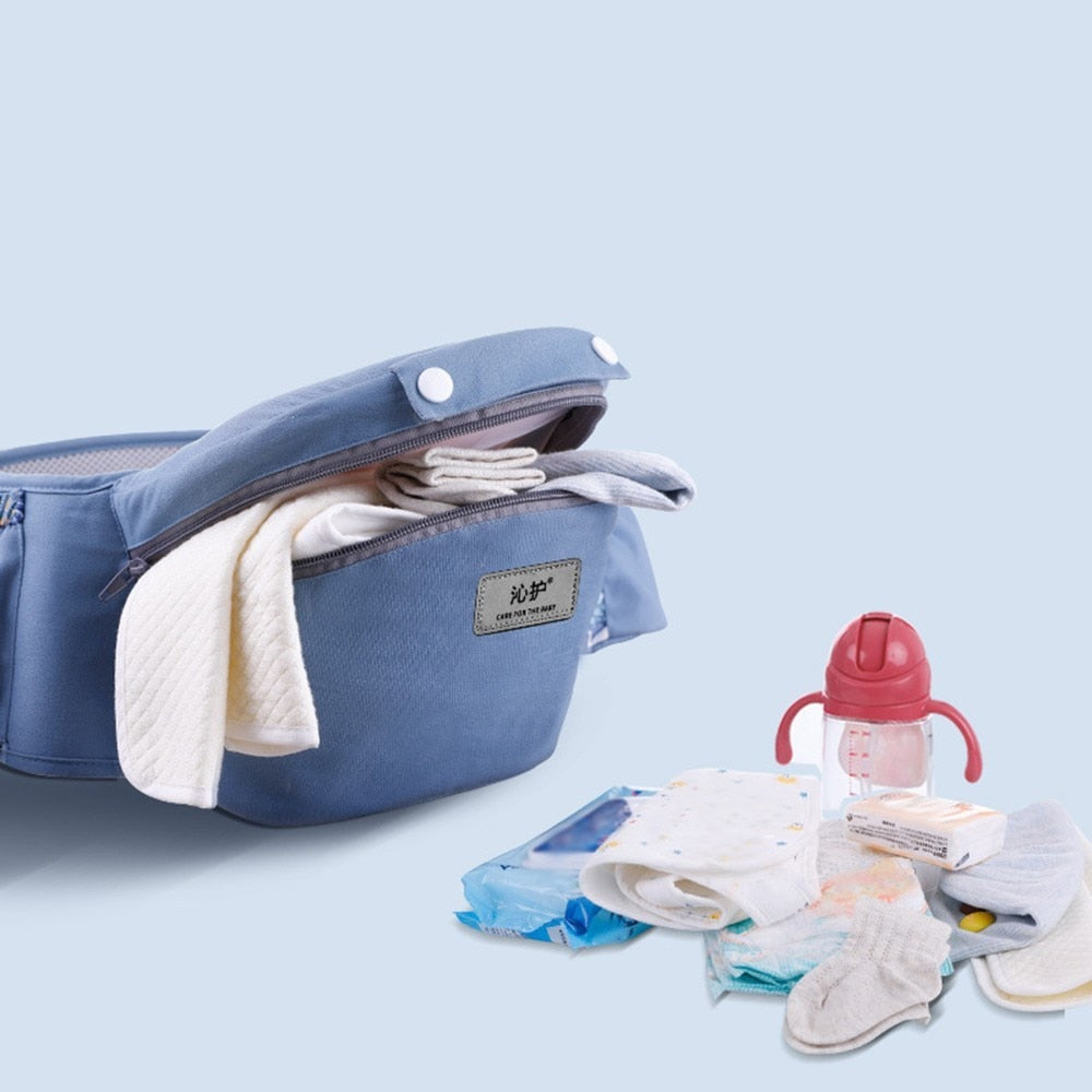 Porte-bébé ergonomique nouveau-né Bleu: Babys-like™