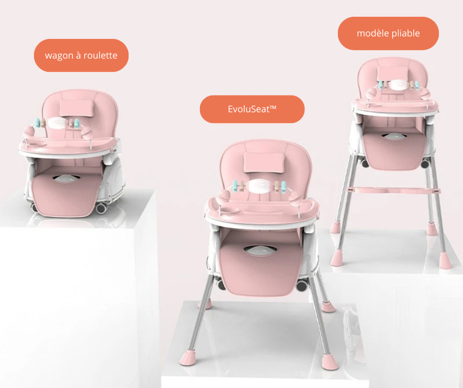 Chaise haute bébé confort |EvoluSeat™