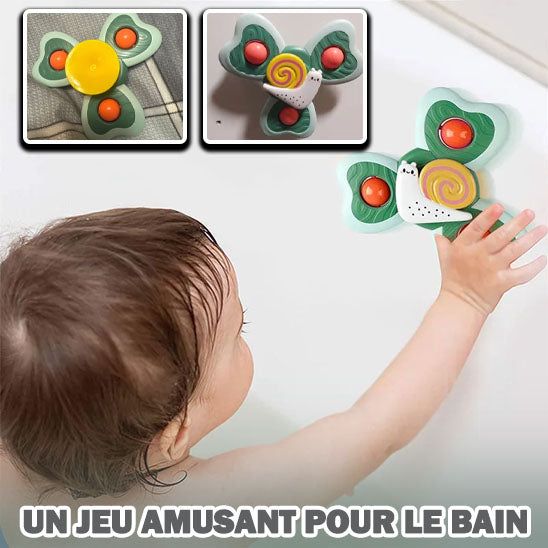 Toupibulles™ Vert  |Le Jouet de Bain 