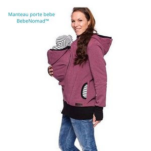 manteau porte bebe | BebeNomad™